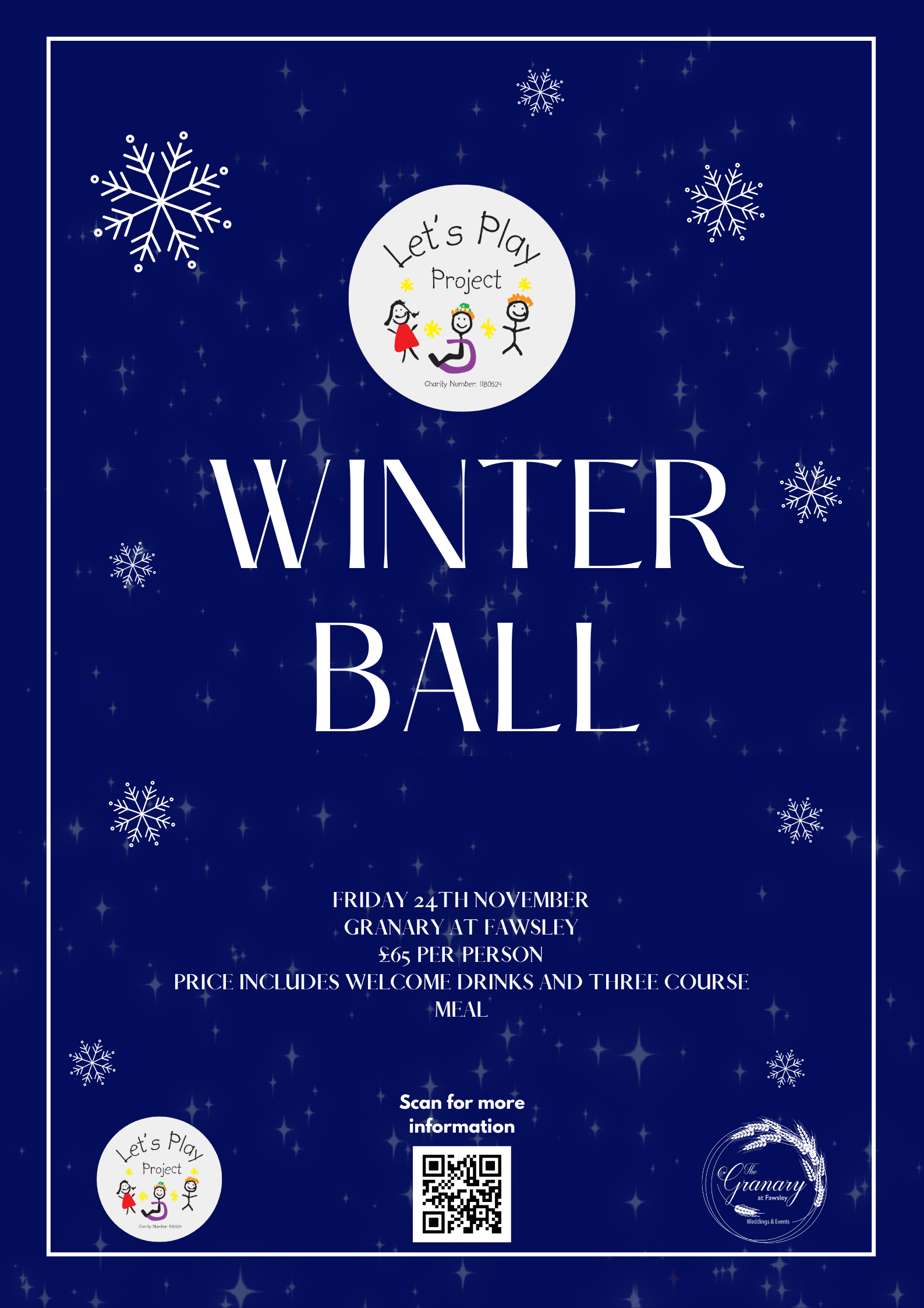 Winter Ball Event Poster